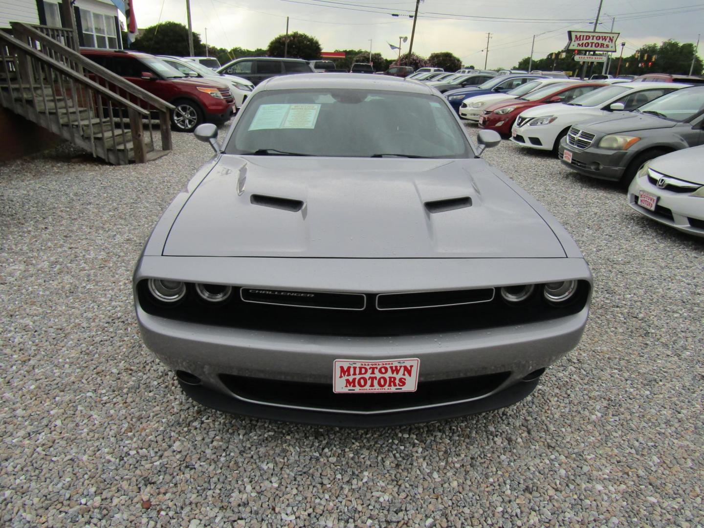 2017 Silver Dodge Challenger SXT (2C3CDZAG2HH) with an 3.6L V6 DOHC 24V engine, Automatic transmission, located at 15016 S Hwy 231, Midland City, AL, 36350, (334) 983-3001, 31.306210, -85.495277 - Photo#1