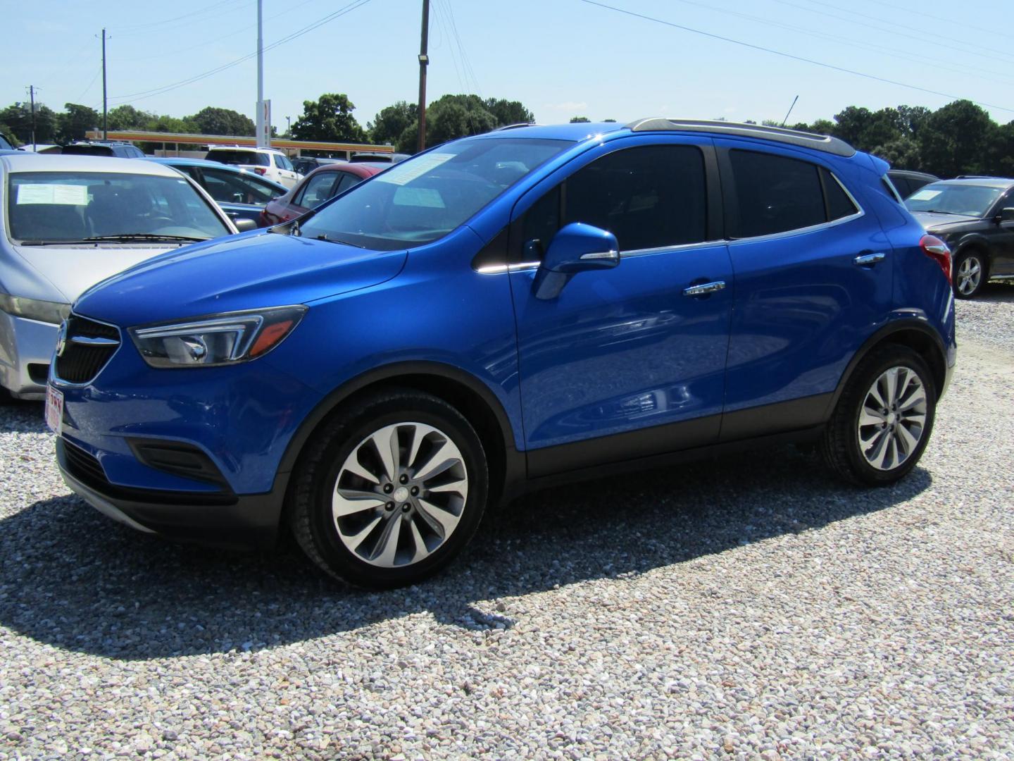 2018 Blue Buick Encore Preferred FWD (KL4CJASB7JB) with an 1.4L L4 DOHC 16V TURBO engine, Automatic transmission, located at 15016 S Hwy 231, Midland City, AL, 36350, (334) 983-3001, 31.306210, -85.495277 - Photo#2
