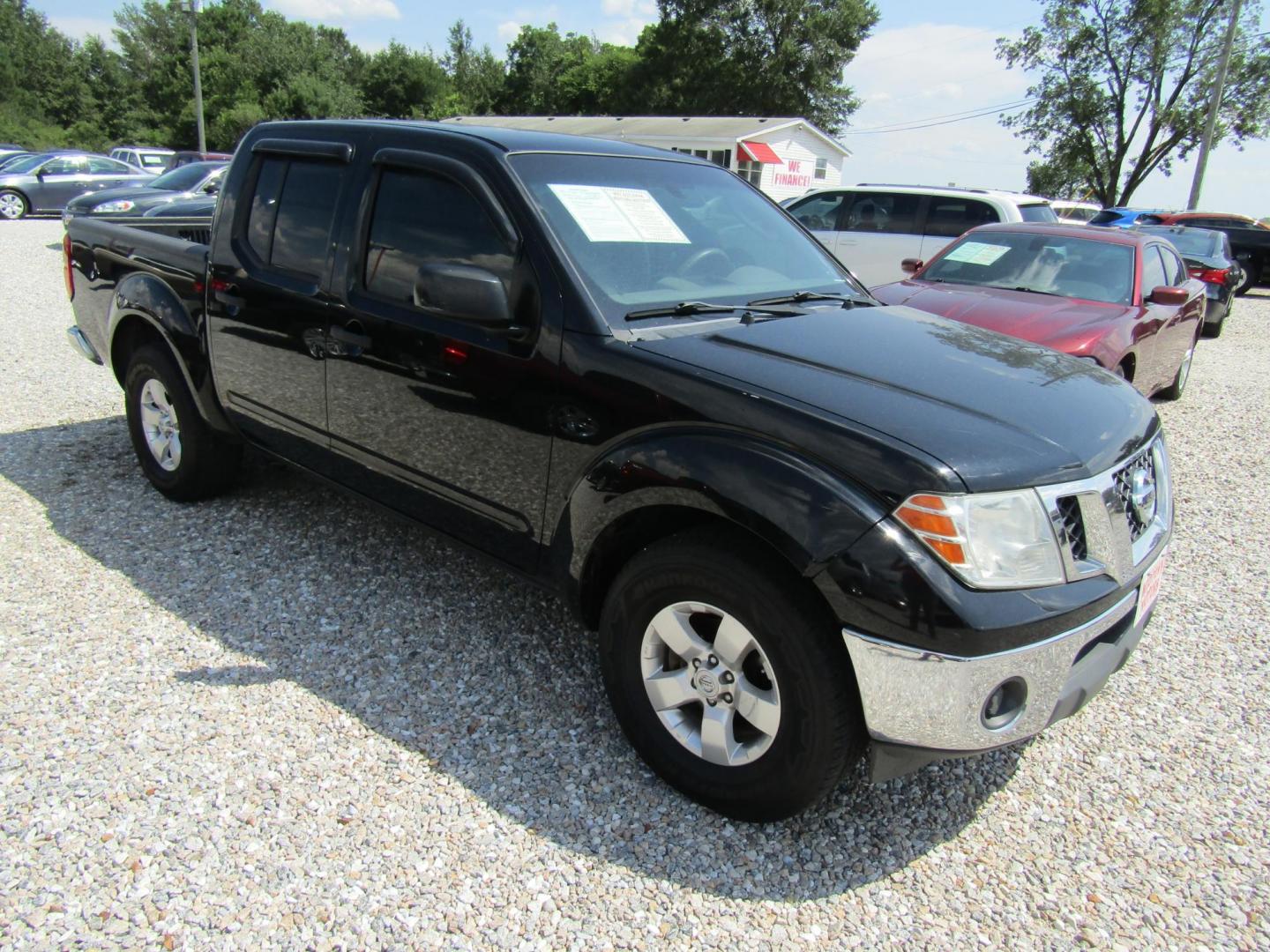 2011 Black Nissan Frontier S Crew Cab 2WD (1N6AD0ER9BC) with an 4.0L V6 DOHC 24V engine, Automatic transmission, located at 15016 S Hwy 231, Midland City, AL, 36350, (334) 983-3001, 31.306210, -85.495277 - Photo#0