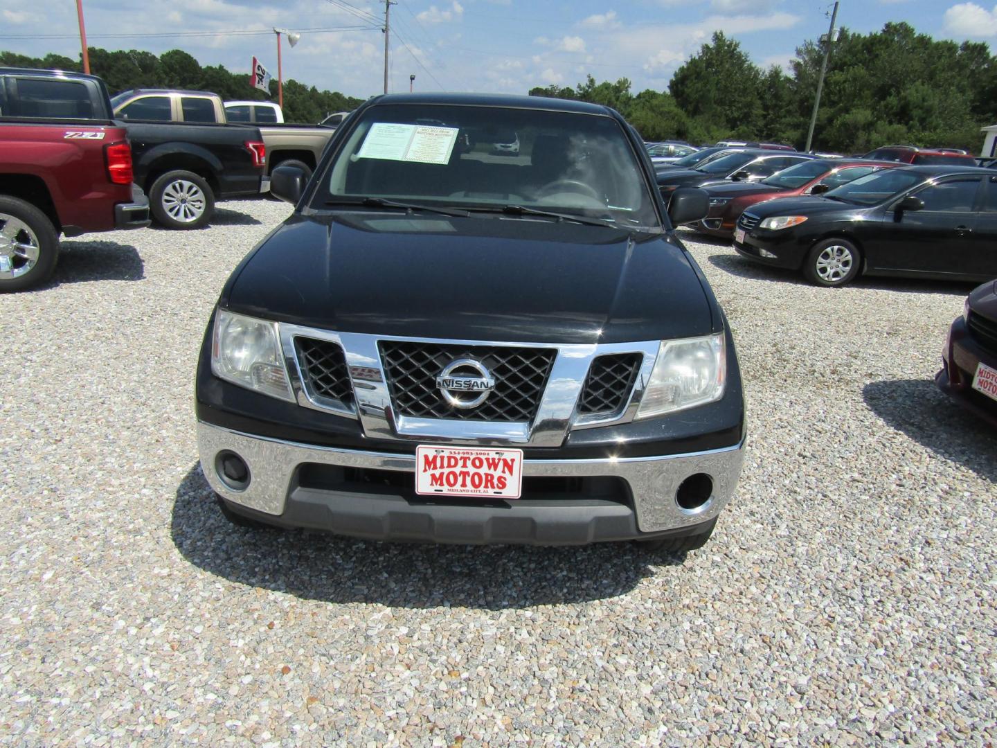 2011 Black Nissan Frontier S Crew Cab 2WD (1N6AD0ER9BC) with an 4.0L V6 DOHC 24V engine, Automatic transmission, located at 15016 S Hwy 231, Midland City, AL, 36350, (334) 983-3001, 31.306210, -85.495277 - Photo#1