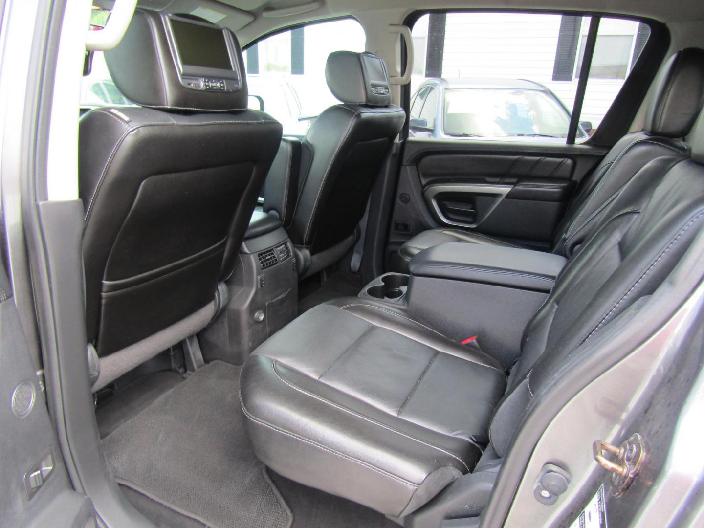2015 Gray Nissan Armada Platinum 2WD (5N1BA0NFXFN) with an 5.6L V8 DOHC 32V FFV engine, Automatic transmission, located at 15016 S Hwy 231, Midland City, AL, 36350, (334) 983-3001, 31.306210, -85.495277 - Photo#3