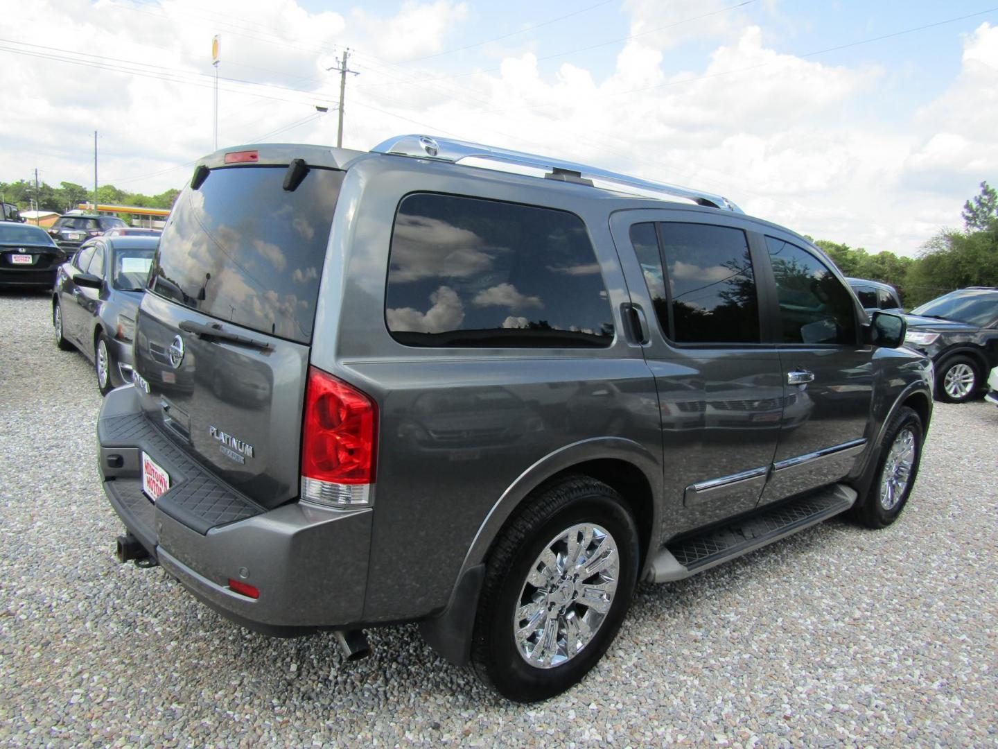 2015 Gray Nissan Armada Platinum 2WD (5N1BA0NFXFN) with an 5.6L V8 DOHC 32V FFV engine, Automatic transmission, located at 15016 S Hwy 231, Midland City, AL, 36350, (334) 983-3001, 31.306210, -85.495277 - Photo#6