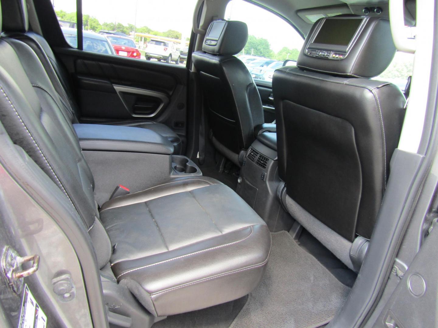2015 Gray Nissan Armada Platinum 2WD (5N1BA0NFXFN) with an 5.6L V8 DOHC 32V FFV engine, Automatic transmission, located at 15016 S Hwy 231, Midland City, AL, 36350, (334) 983-3001, 31.306210, -85.495277 - Photo#7