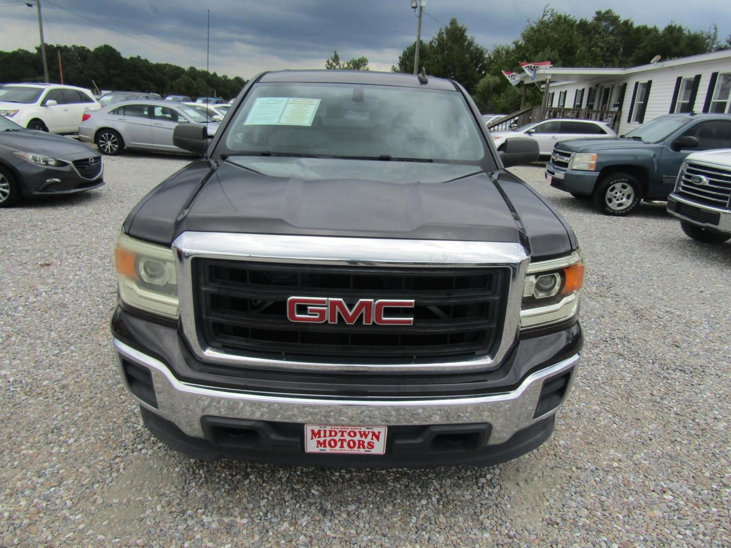 2015 DK GRAY GMC Sierra 1500 Base Double Cab 4WD (1GTV2TEH8FZ) with an 4.3L V6 OHV 12V engine, Automatic transmission, located at 15016 S Hwy 231, Midland City, AL, 36350, (334) 983-3001, 31.306210, -85.495277 - Photo#1