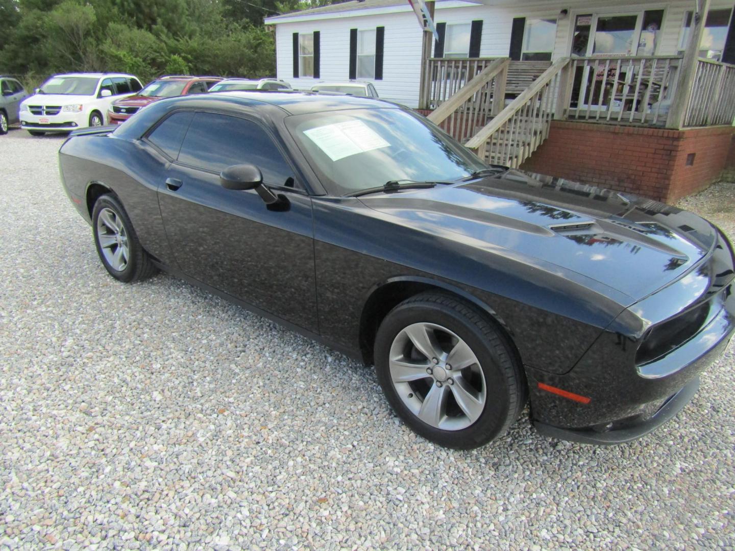 2019 Black Dodge Challenger SXT (2C3CDZAG7KH) with an 3.6L V6 DOHC 24V engine, Automatic transmission, located at 15016 S Hwy 231, Midland City, AL, 36350, (334) 983-3001, 31.306210, -85.495277 - Photo#0