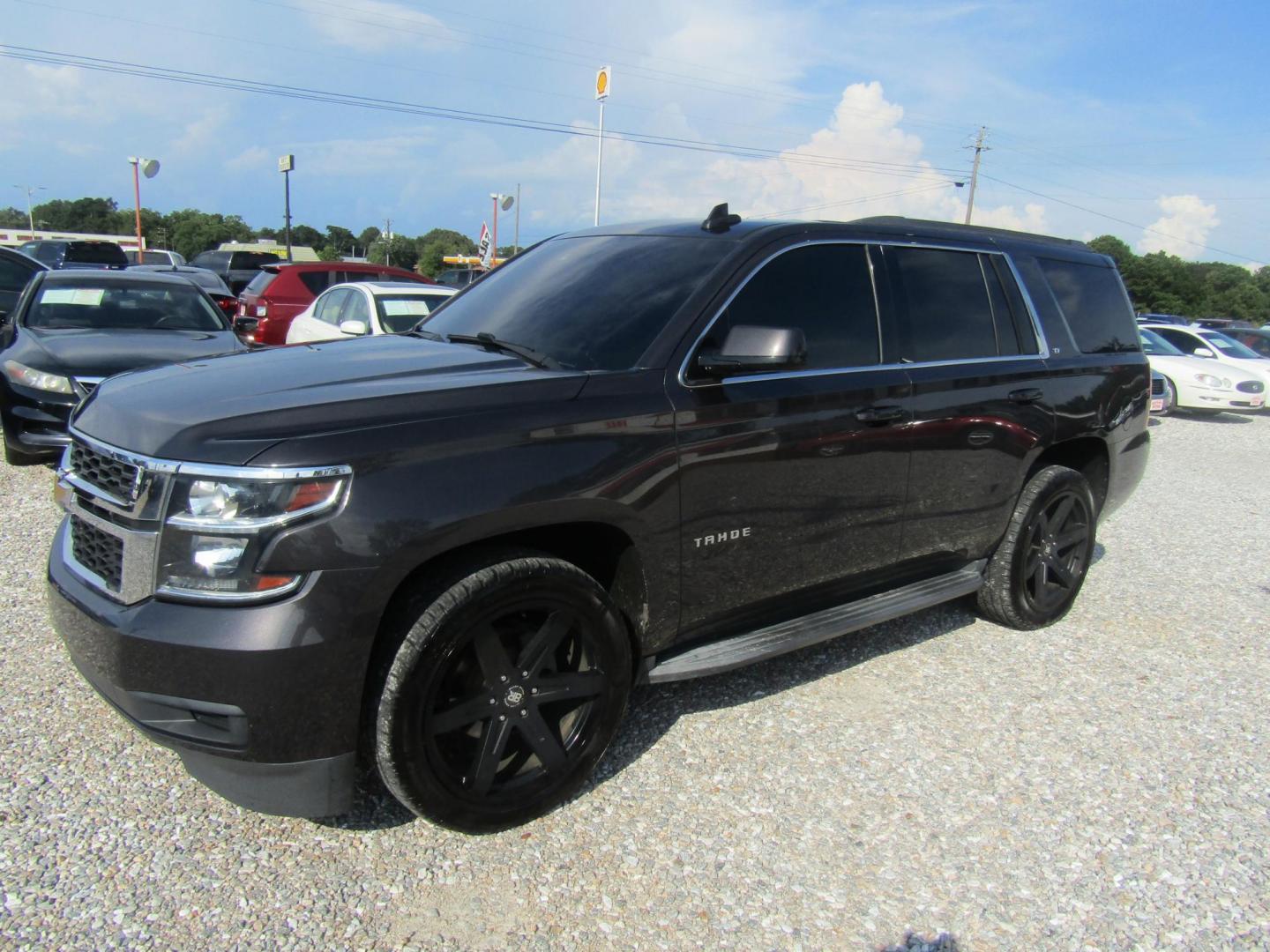 2017 Black Chevrolet Tahoe LT 2WD (1GNSCBKC5HR) with an 5.3L V8 OHV 16V engine, Automatic transmission, located at 15016 S Hwy 231, Midland City, AL, 36350, (334) 983-3001, 31.306210, -85.495277 - Photo#2