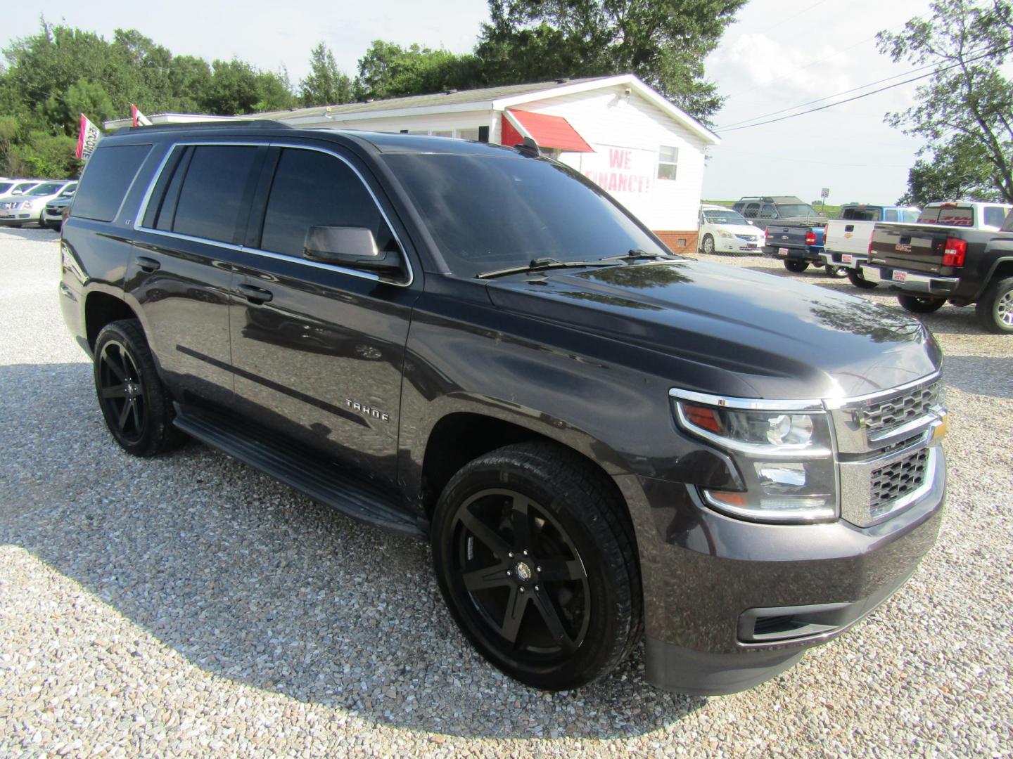 2017 Black Chevrolet Tahoe LT 2WD (1GNSCBKC5HR) with an 5.3L V8 OHV 16V engine, Automatic transmission, located at 15016 S Hwy 231, Midland City, AL, 36350, (334) 983-3001, 31.306210, -85.495277 - Photo#0