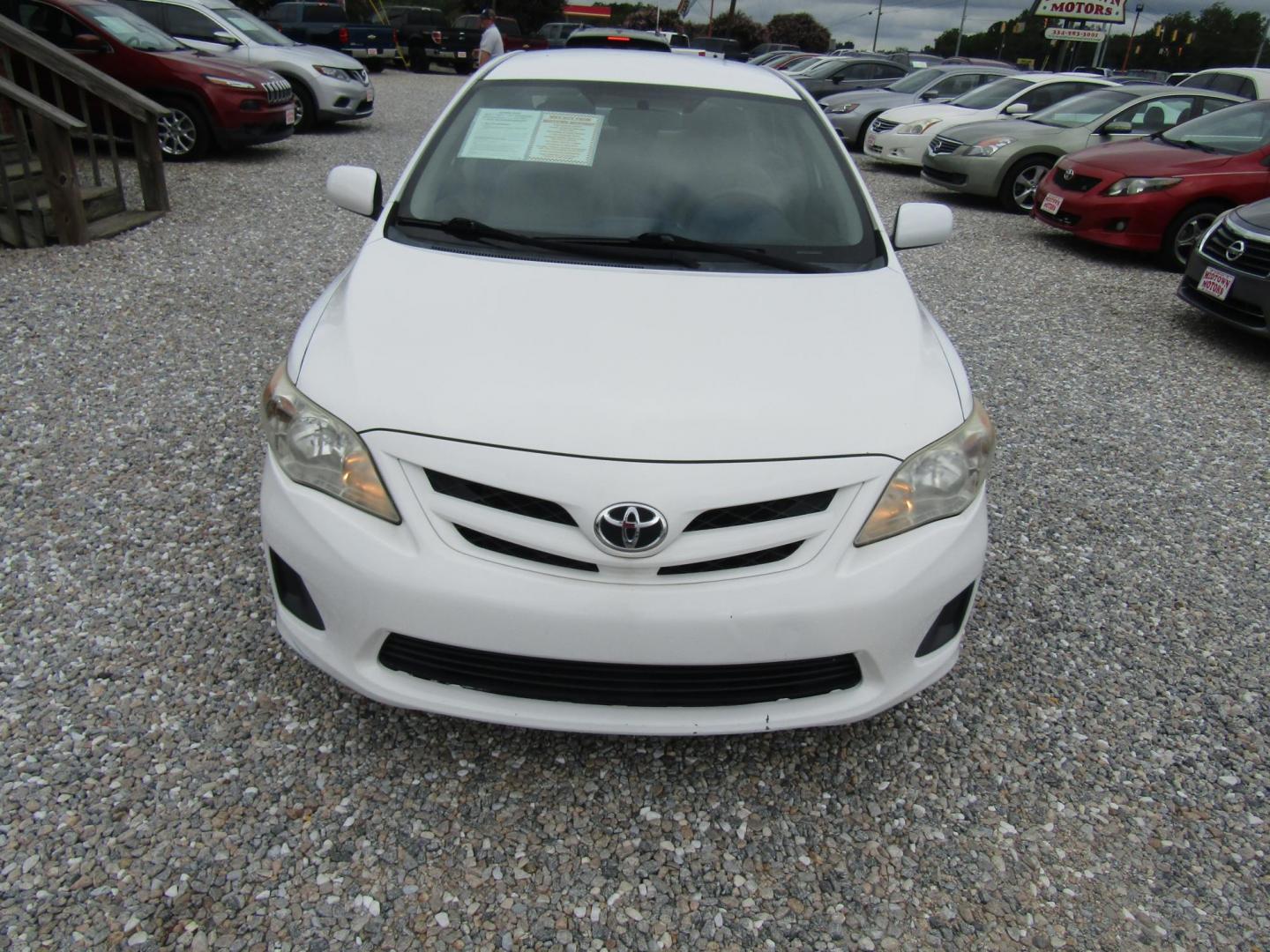 2011 WHITE Toyota Corolla S 5-Speed MT (2T1BU4EEXBC) with an 1.8L L4 DOHC 16V engine, Automatic transmission, located at 15016 S Hwy 231, Midland City, AL, 36350, (334) 983-3001, 31.306210, -85.495277 - Photo#1