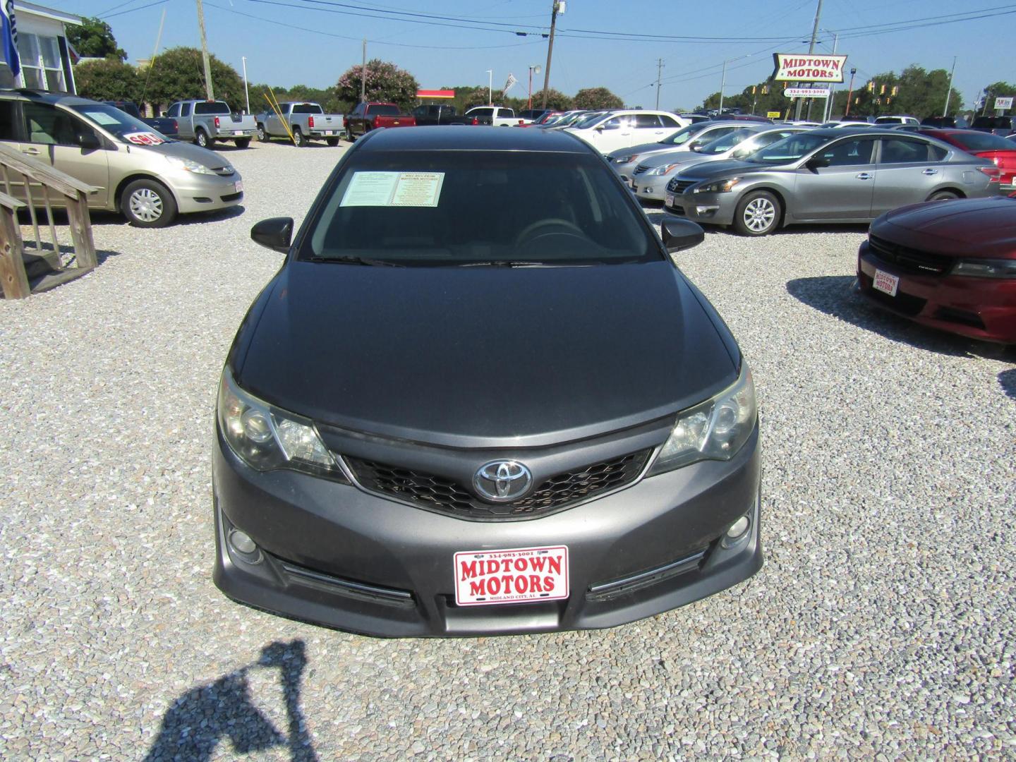 2012 Gray Toyota Camry SE (4T1BF1FK1CU) with an 2.5L L4 DOHC 16V engine, Automatic transmission, located at 15016 S Hwy 231, Midland City, AL, 36350, (334) 983-3001, 31.306210, -85.495277 - Photo#1