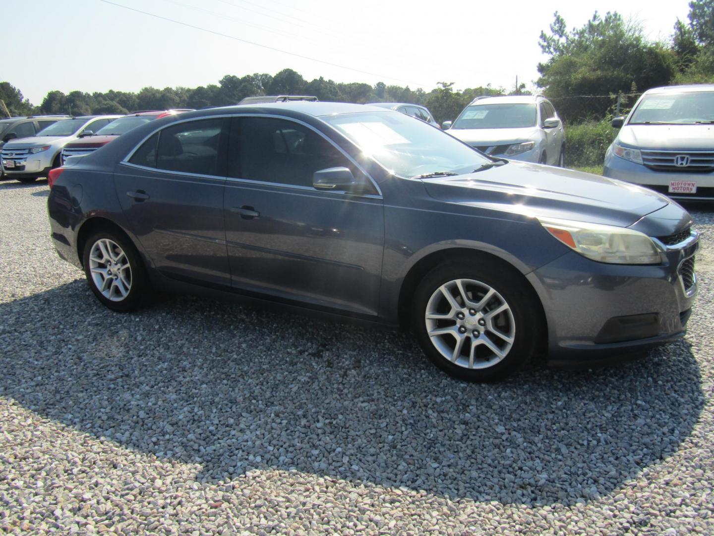 2015 Blue Chevrolet Malibu 1LT (1G11C5SL6FF) with an 2.5L L4 DOHC 16V engine, Automatic transmission, located at 15016 S Hwy 231, Midland City, AL, 36350, (334) 983-3001, 31.306210, -85.495277 - Photo#0