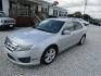 2012 Silver Ford Fusion SE (3FAHP0HA7CR) with an 2.5L L4 DOHC 16V engine, Automatic transmission, located at 15016 S Hwy 231, Midland City, AL, 36350, (334) 983-3001, 31.306210, -85.495277 - Photo#2