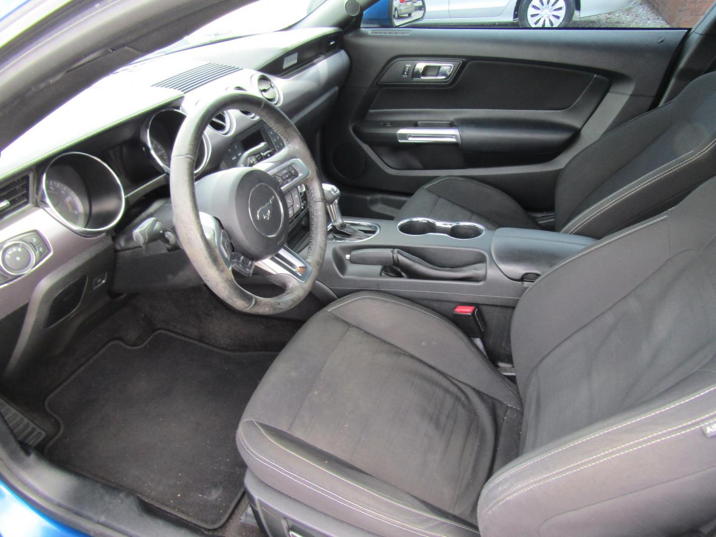 2017 Blue Ford Mustang EcoBoost Coupe (1FA6P8TH4H5) with an 2.3L L4 DOHC 16V engine, Automatic transmission, located at 15016 S Hwy 231, Midland City, AL, 36350, (334) 983-3001, 31.306210, -85.495277 - Photo#3