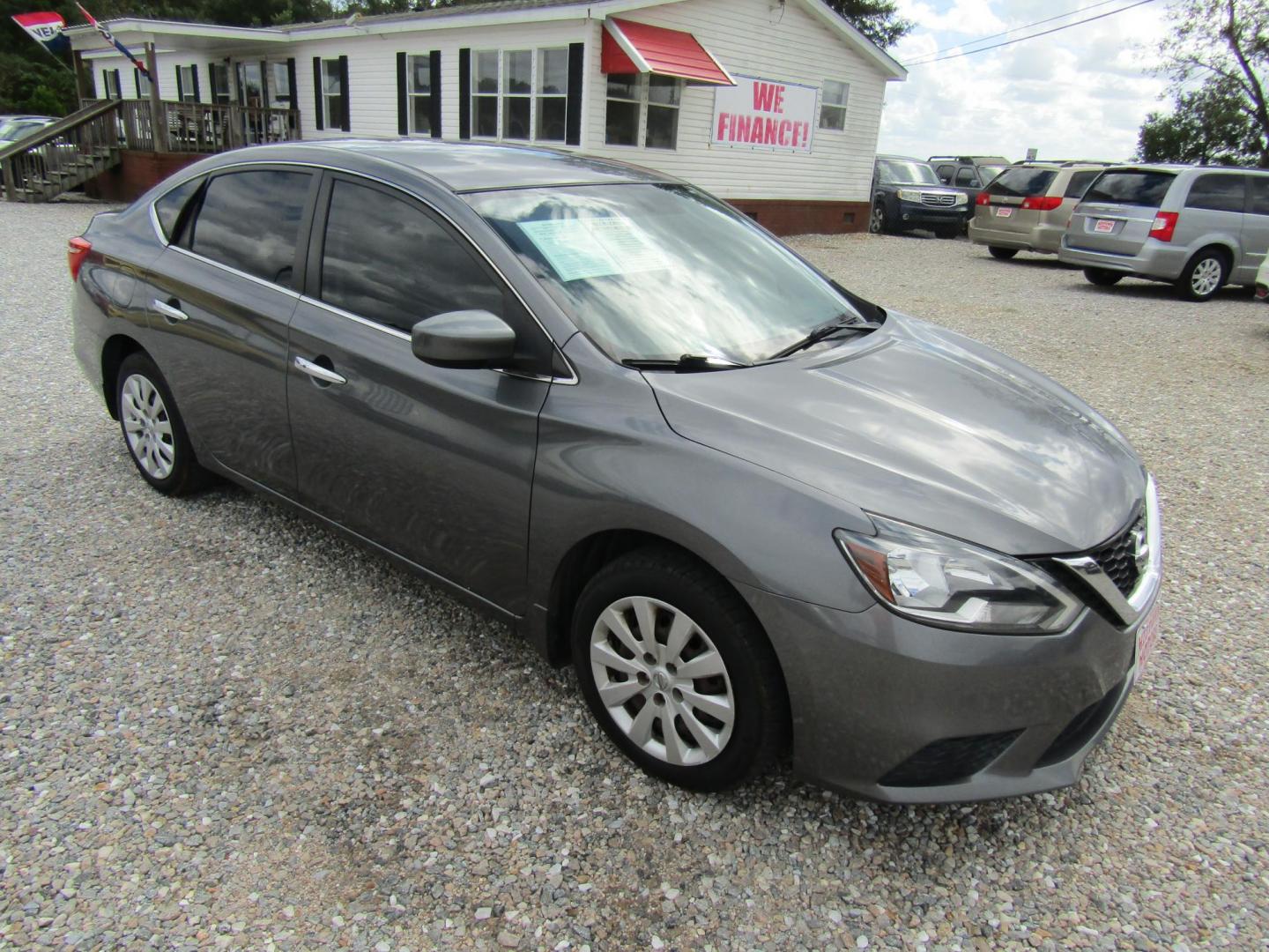 2016 Gray Nissan Sentra FE+ S (3N1AB7AP9GL) with an 1.8L L4 SFI DOHC 16V engine, Automatic transmission, located at 15016 S Hwy 231, Midland City, AL, 36350, (334) 983-3001, 31.306210, -85.495277 - Photo#0