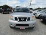 2012 Silver Nissan Armada Platinum 2WD (5N1BA0NFXCN) with an 5.6L V8 DOHC 32V FFV engine, 5-Speed Automatic transmission, located at 15016 S Hwy 231, Midland City, AL, 36350, (334) 983-3001, 31.306210, -85.495277 - Photo#1