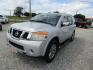 2012 Silver Nissan Armada Platinum 2WD (5N1BA0NFXCN) with an 5.6L V8 DOHC 32V FFV engine, 5-Speed Automatic transmission, located at 15016 S Hwy 231, Midland City, AL, 36350, (334) 983-3001, 31.306210, -85.495277 - Photo#2
