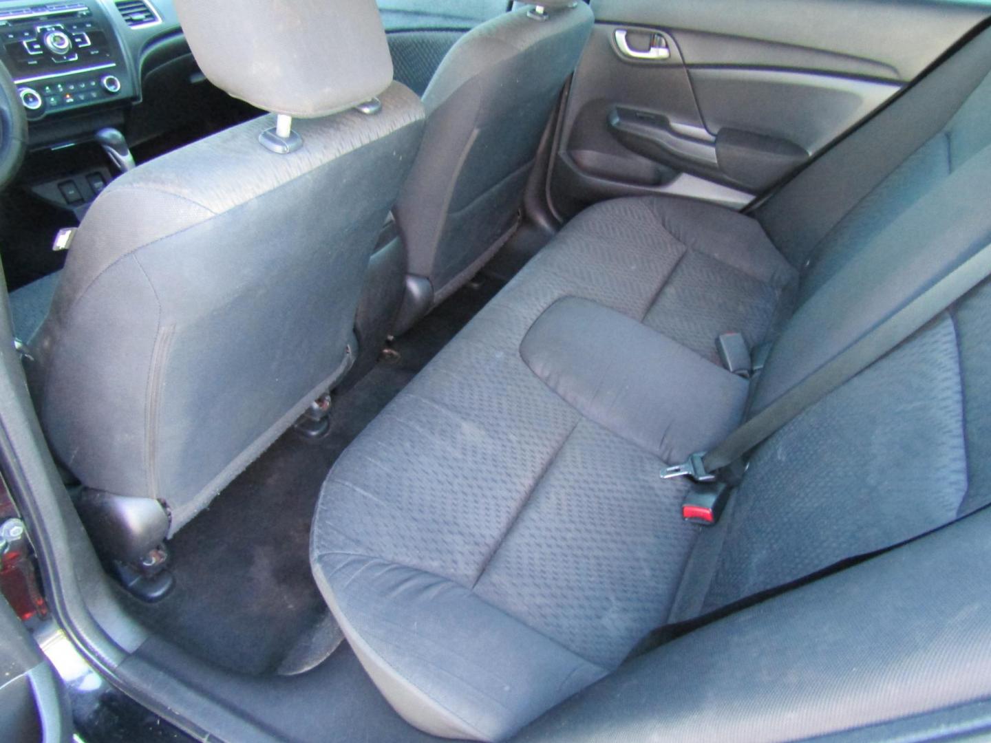 2015 Black Honda Civic LX Sedan CVT (19XFB2F54FE) with an 1.8L L4 SOHC 16V engine, Automatic transmission, located at 15016 S Hwy 231, Midland City, AL, 36350, (334) 983-3001, 31.306210, -85.495277 - Photo#4