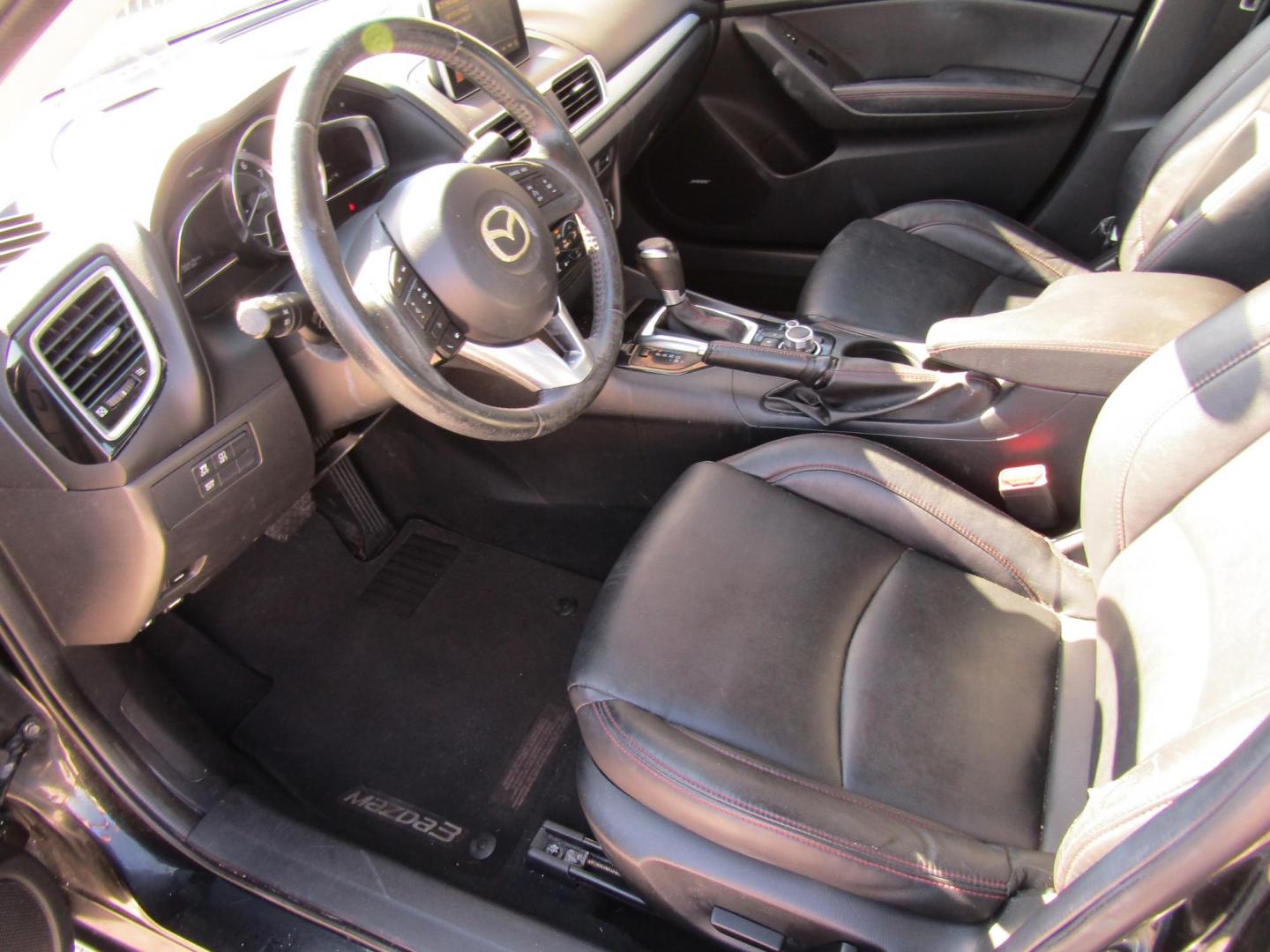 2016 Black Mazda MAZDA3 s Grand Touring AT 4-Door (JM1BM1W30G1) with an 2.5L L4 DOHC 16V engine, Automatic transmission, located at 15016 S Hwy 231, Midland City, AL, 36350, (334) 983-3001, 31.306210, -85.495277 - Photo#3