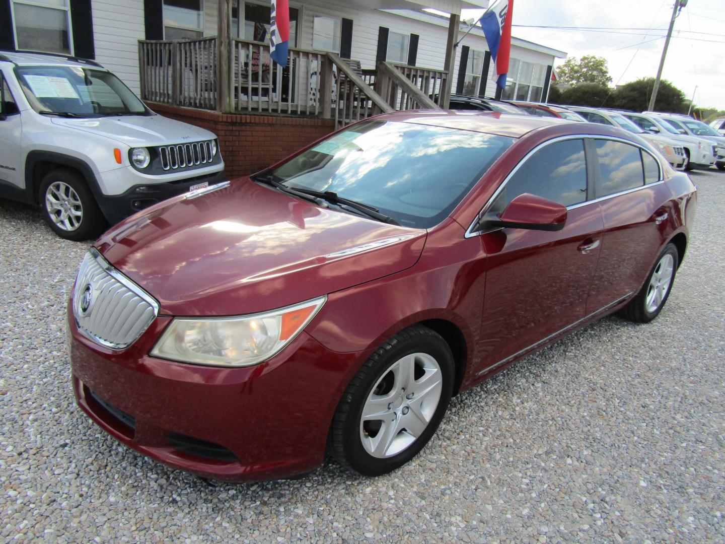 2010 Red Buick LaCrosse CX (1G4GB5EG9AF) with an 3.0L V6 DOHC 24V engine, Automatic transmission, located at 15016 S Hwy 231, Midland City, AL, 36350, (334) 983-3001, 31.306210, -85.495277 - Photo#2