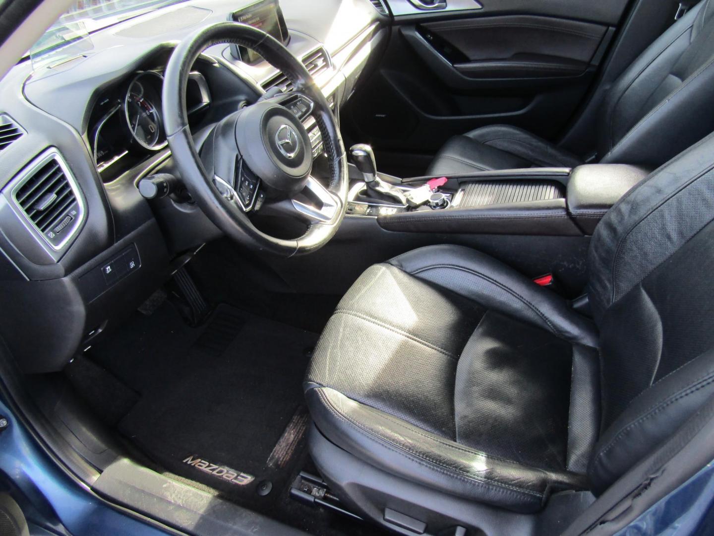 2017 Blue Mazda MAZDA3 s Grand Touring AT 4-Door (JM1BN1W31H1) with an 2.5L L4 DOHC 16V engine, Automatic transmission, located at 15016 S Hwy 231, Midland City, AL, 36350, (334) 983-3001, 31.306210, -85.495277 - Photo#3