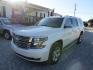 2015 White Chevrolet Suburban LTZ 1500 2WD (1GNSCKKC7FR) with an 5.3L V8 OHV 16V engine, Automatic transmission, located at 15016 S Hwy 231, Midland City, AL, 36350, (334) 983-3001, 31.306210, -85.495277 - Photo#2