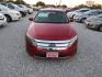2011 Red Ford Fusion I4 SEL (3FAHP0JA9BR) with an 2.5L L4 DOHC 16V engine, Automatic transmission, located at 15016 S Hwy 231, Midland City, AL, 36350, (334) 983-3001, 31.306210, -85.495277 - Photo#1