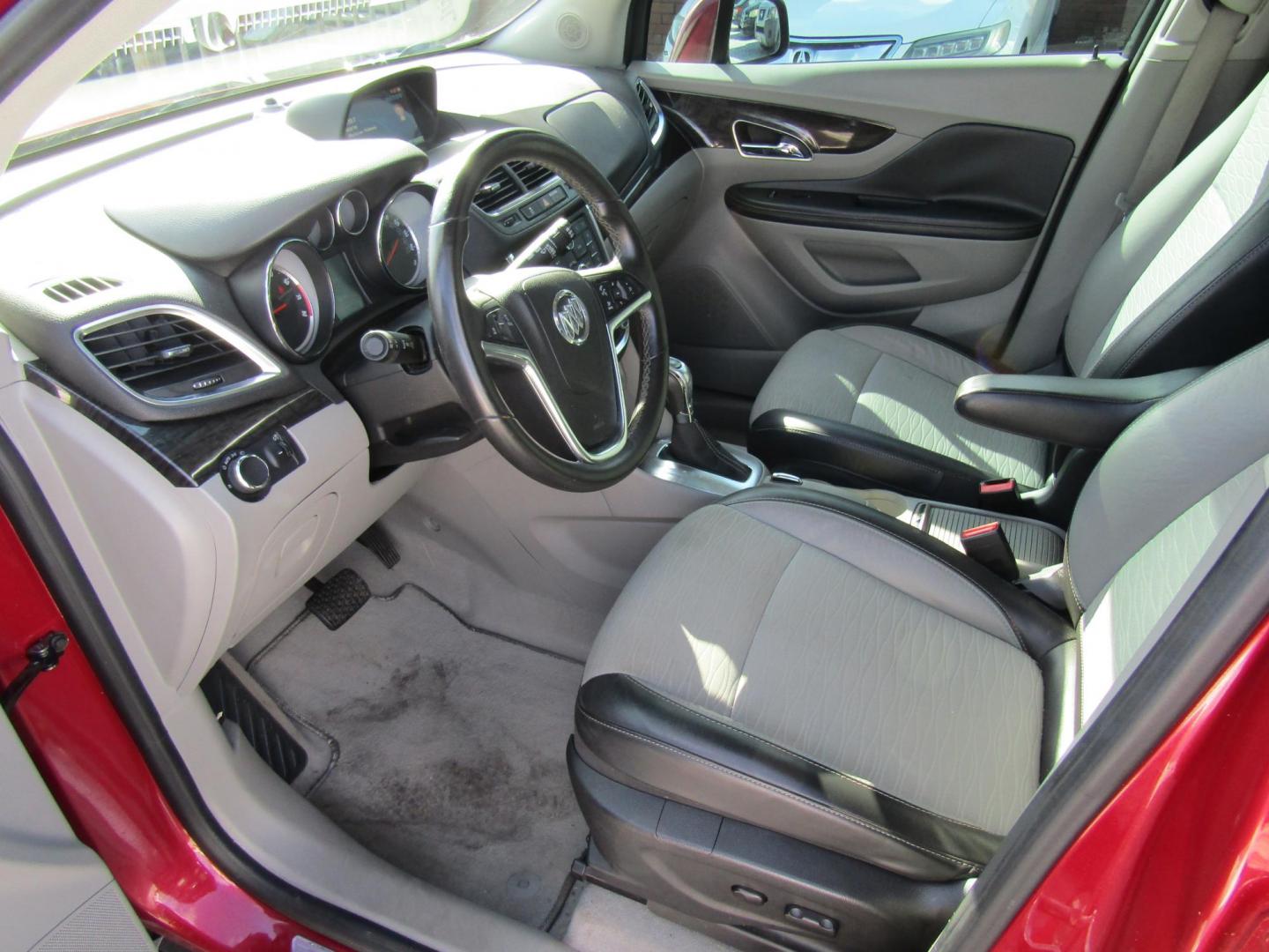 2015 Red Buick Encore Base FWD (KL4CJASB3FB) with an 1.4L L4 DOHC 16V TURBO engine, Automatic transmission, located at 15016 S Hwy 231, Midland City, AL, 36350, (334) 983-3001, 31.306210, -85.495277 - Photo#3