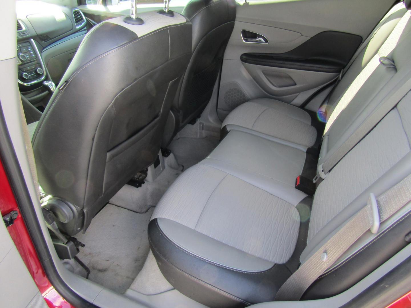 2015 Red Buick Encore Base FWD (KL4CJASB3FB) with an 1.4L L4 DOHC 16V TURBO engine, Automatic transmission, located at 15016 S Hwy 231, Midland City, AL, 36350, (334) 983-3001, 31.306210, -85.495277 - Photo#4