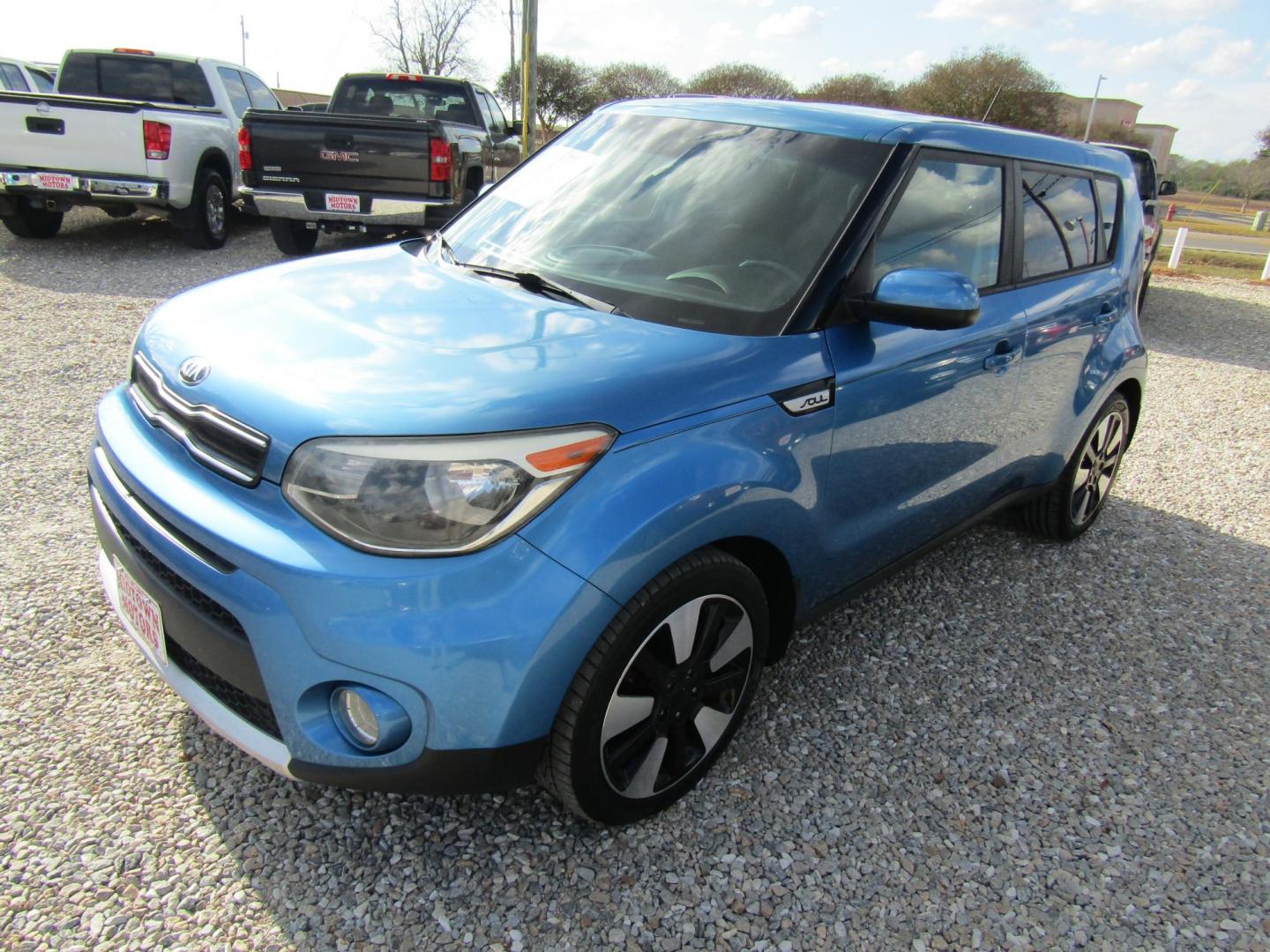 2017 Blue Kia Soul + (KNDJP3A57H7) with an 2.0L L4 DOHC 16V engine, Automatic transmission, located at 15016 S Hwy 231, Midland City, AL, 36350, (334) 983-3001, 31.306210, -85.495277 - Photo#2
