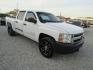 2012 White Chevrolet Silverado 1500 Work Truck Crew Cab Short Box 2WD (3GCPCPE0XCG) with an 5.3L V8 OHV 16V FFV engine, Automatic transmission, located at 15016 S Hwy 231, Midland City, AL, 36350, (334) 983-3001, 31.306210, -85.495277 - Photo#0