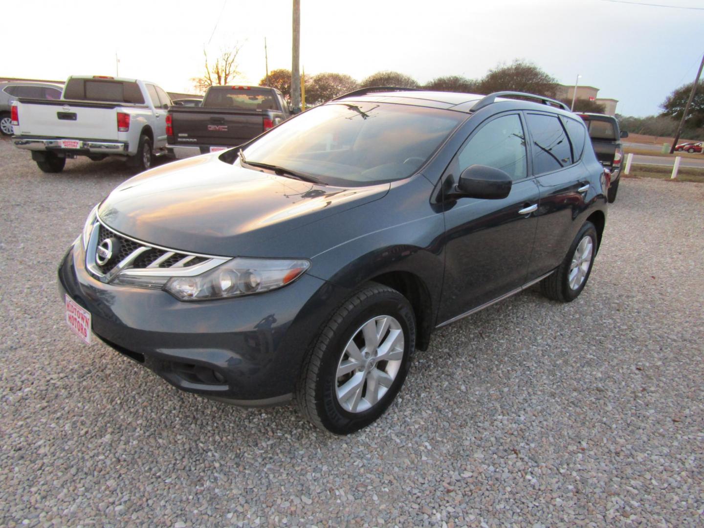 2012 Blue Nissan Murano SV (JN8AZ1MU1CW) with an 3.5L V6 DOHC 24V engine, Automatic transmission, located at 15016 S Hwy 231, Midland City, AL, 36350, (334) 983-3001, 31.306210, -85.495277 - Photo#2