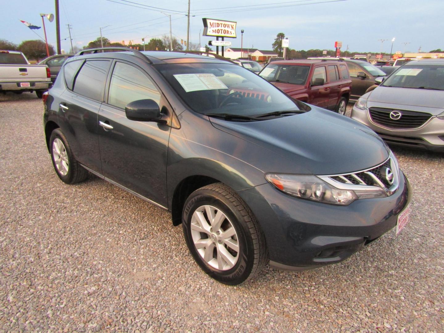 2012 Blue Nissan Murano SV (JN8AZ1MU1CW) with an 3.5L V6 DOHC 24V engine, Automatic transmission, located at 15016 S Hwy 231, Midland City, AL, 36350, (334) 983-3001, 31.306210, -85.495277 - Photo#0