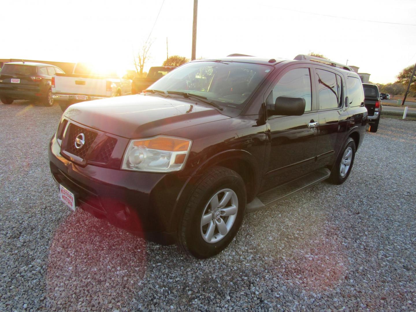 2014 Red Nissan Armada SL 2WD (5N1AA0ND3EN) with an 5.6L V8 DOHC 32V engine, Automatic transmission, located at 15016 S Hwy 231, Midland City, AL, 36350, (334) 983-3001, 31.306210, -85.495277 - Photo#2