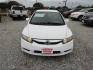 2010 White Honda Civic LX Sedan 5-Speed AT (2HGFA1F5XAH) with an 1.8L L4 SOHC 16V engine, Automatic transmission, located at 15016 S Hwy 231, Midland City, AL, 36350, (334) 983-3001, 31.306210, -85.495277 - Photo#1