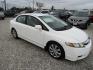 2010 White Honda Civic LX Sedan 5-Speed AT (2HGFA1F5XAH) with an 1.8L L4 SOHC 16V engine, Automatic transmission, located at 15016 S Hwy 231, Midland City, AL, 36350, (334) 983-3001, 31.306210, -85.495277 - Photo#0
