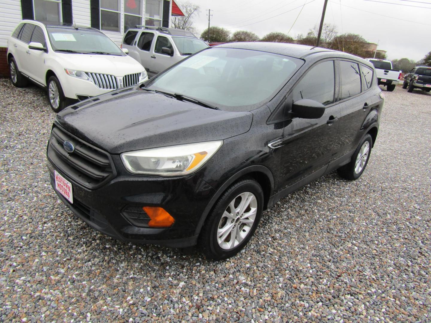 2017 Black Ford Escape S FWD (1FMCU0F75HU) with an 2.5L L4 DOHC 16V engine, Automatic transmission, located at 15016 S Hwy 231, Midland City, AL, 36350, (334) 983-3001, 31.306210, -85.495277 - Photo#2