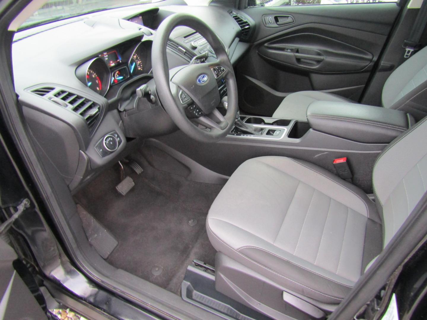 2017 Black Ford Escape S FWD (1FMCU0F75HU) with an 2.5L L4 DOHC 16V engine, Automatic transmission, located at 15016 S Hwy 231, Midland City, AL, 36350, (334) 983-3001, 31.306210, -85.495277 - Photo#3