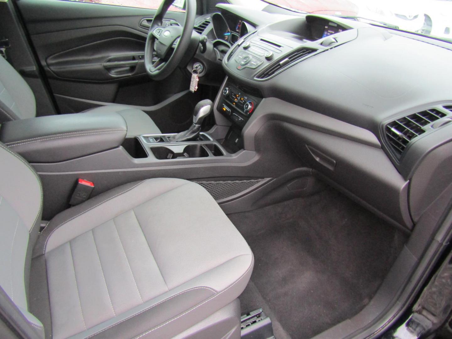 2017 Black Ford Escape S FWD (1FMCU0F75HU) with an 2.5L L4 DOHC 16V engine, Automatic transmission, located at 15016 S Hwy 231, Midland City, AL, 36350, (334) 983-3001, 31.306210, -85.495277 - Photo#9