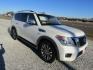 2017 White Nissan Armada SL 2WD (JN8AY2ND6H9) with an 5.6L V8 DOHC 32V engine, Automatic transmission, located at 15016 S Hwy 231, Midland City, AL, 36350, (334) 983-3001, 31.306210, -85.495277 - Photo#0