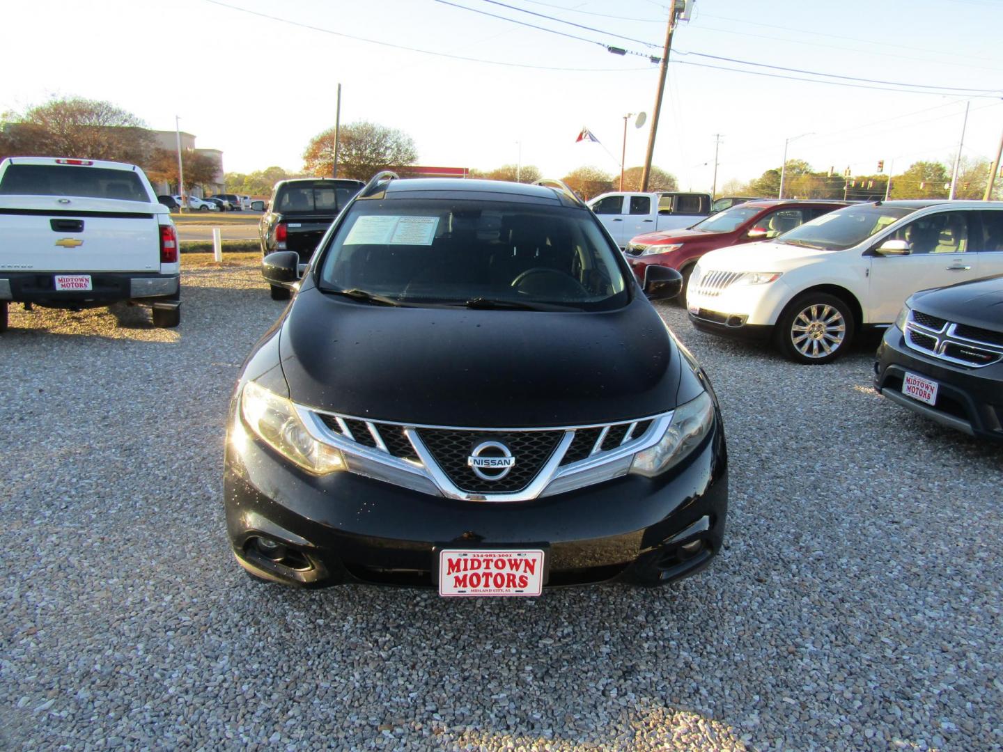 2014 Black Nissan Murano S (JN8AZ1MU7EW) with an 3.5L V6 DOHC 24V engine, Automatic transmission, located at 15016 S Hwy 231, Midland City, AL, 36350, (334) 983-3001, 31.306210, -85.495277 - Photo#1
