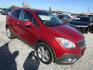2015 Red Buick Encore Leather FWD (KL4CJCSB6FB) with an 1.4L L4 DOHC 16V TURBO engine, Automatic transmission, located at 15016 S Hwy 231, Midland City, AL, 36350, (334) 983-3001, 31.306210, -85.495277 - Photo#0