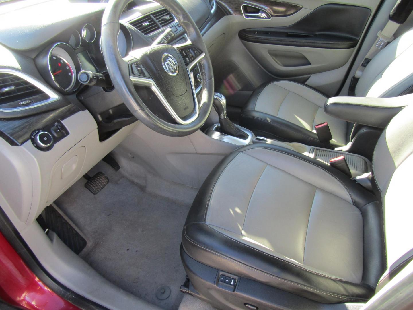 2015 Red Buick Encore Leather FWD (KL4CJCSB6FB) with an 1.4L L4 DOHC 16V TURBO engine, Automatic transmission, located at 15016 S Hwy 231, Midland City, AL, 36350, (334) 983-3001, 31.306210, -85.495277 - Photo#3