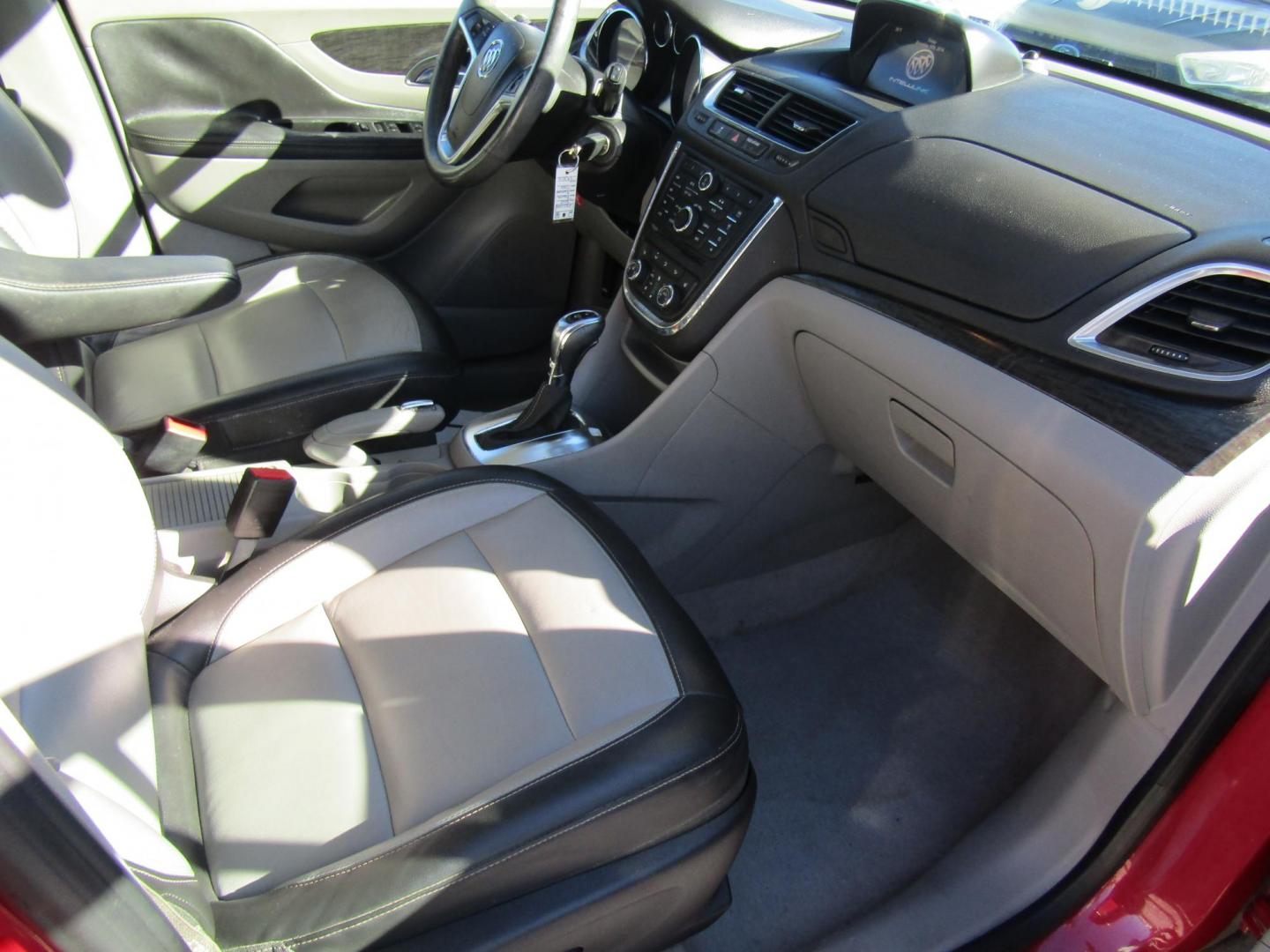 2015 Red Buick Encore Leather FWD (KL4CJCSB6FB) with an 1.4L L4 DOHC 16V TURBO engine, Automatic transmission, located at 15016 S Hwy 231, Midland City, AL, 36350, (334) 983-3001, 31.306210, -85.495277 - Photo#9