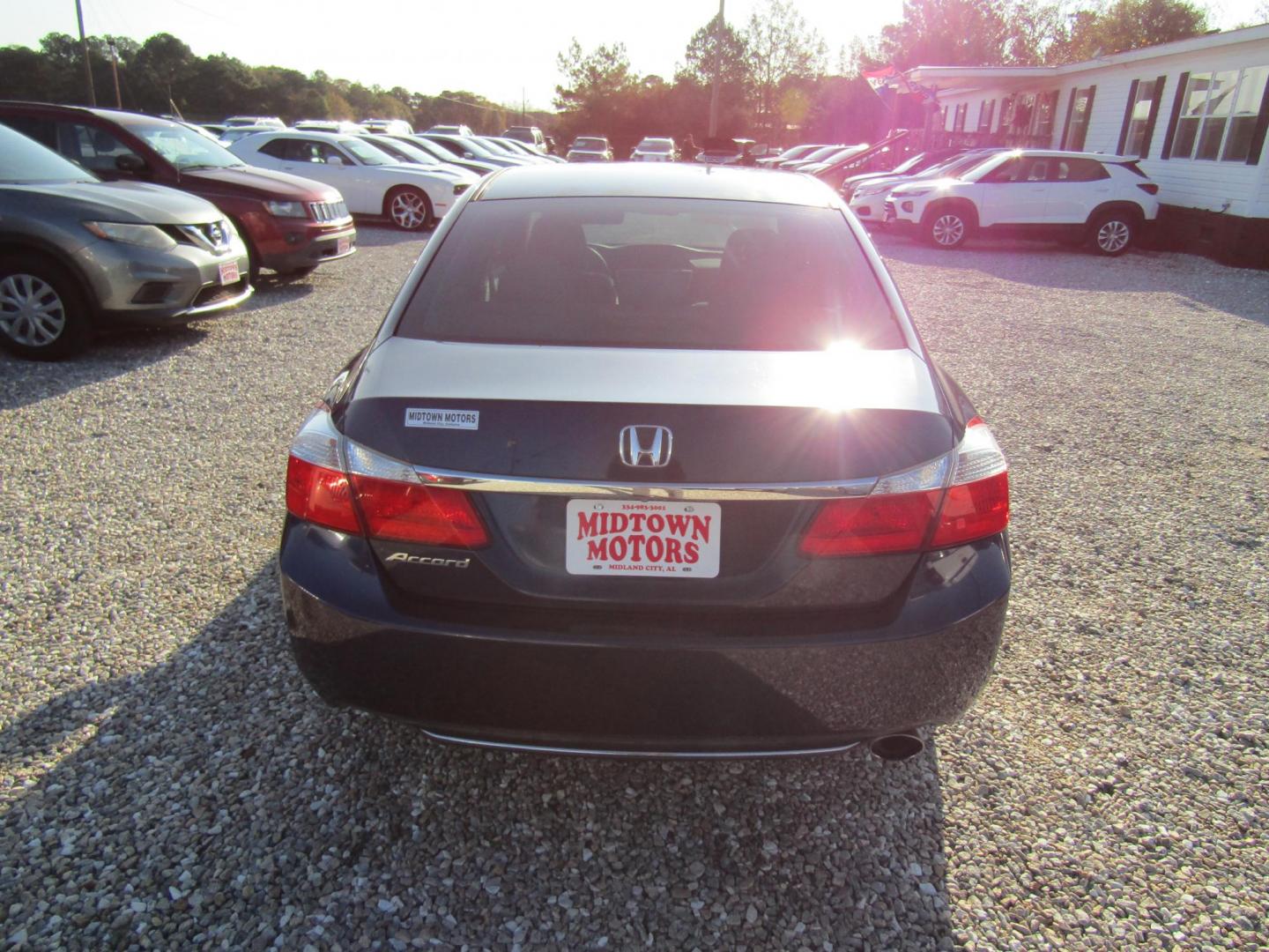 2013 Blue Honda Accord LX Sedan CVT (1HGCR2F32DA) with an 2.4L L4 DOHC 16V engine, Automatic transmission, located at 15016 S Hwy 231, Midland City, AL, 36350, (334) 983-3001, 31.306210, -85.495277 - Photo#6