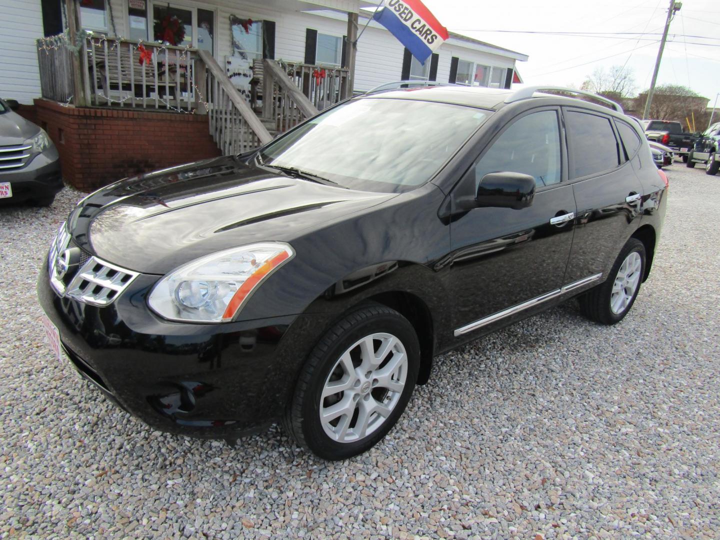 2012 Black Nissan Rogue S FWD Krom Edition (JN8AS5MTXCW) with an 2.5L L4 DOHC 16V engine, Automatic transmission, located at 15016 S Hwy 231, Midland City, AL, 36350, (334) 983-3001, 31.306210, -85.495277 - Photo#1