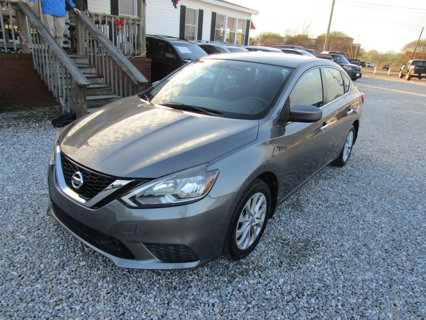 2019 Gray Nissan Sentra S CVT (3N1AB7AP9KY) with an 1.8L L4 SFI DOHC 16V engine, Automatic transmission, located at 15016 S Hwy 231, Midland City, AL, 36350, (334) 983-3001, 31.306210, -85.495277 - Photo#0