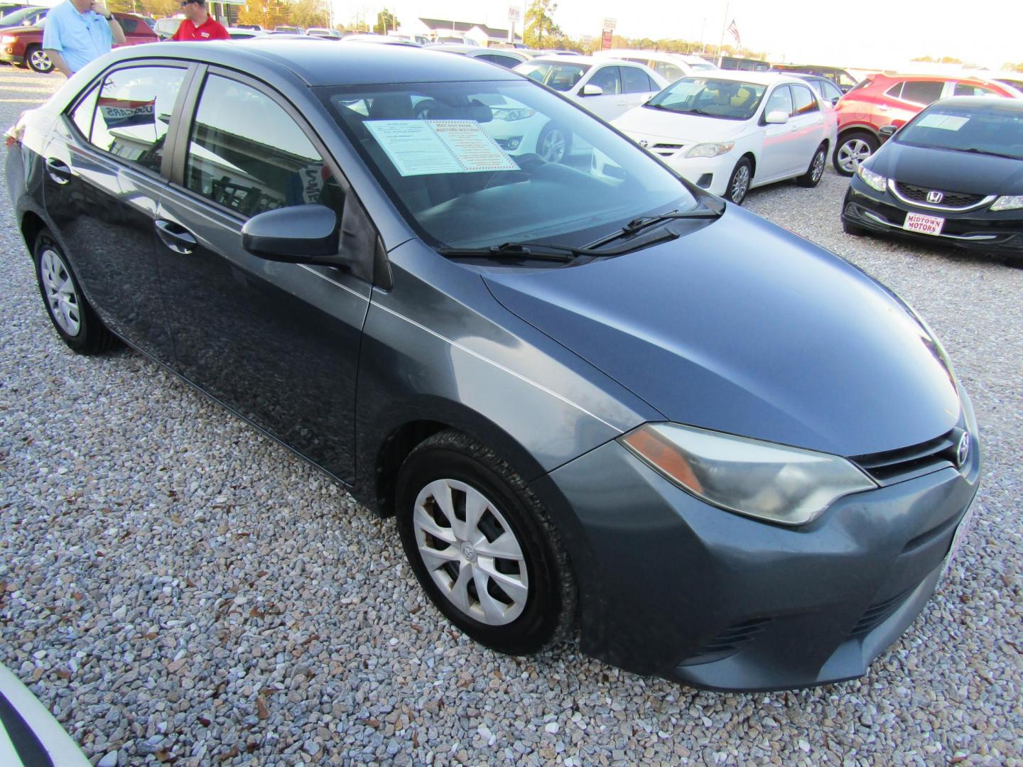 2015 Gray Toyota Corolla L 4-Speed AT (2T1BURHE0FC) with an 1.8L L4 DOHC 16V engine, Automatic transmission, located at 15016 S Hwy 231, Midland City, AL, 36350, (334) 983-3001, 31.306210, -85.495277 - Photo#0
