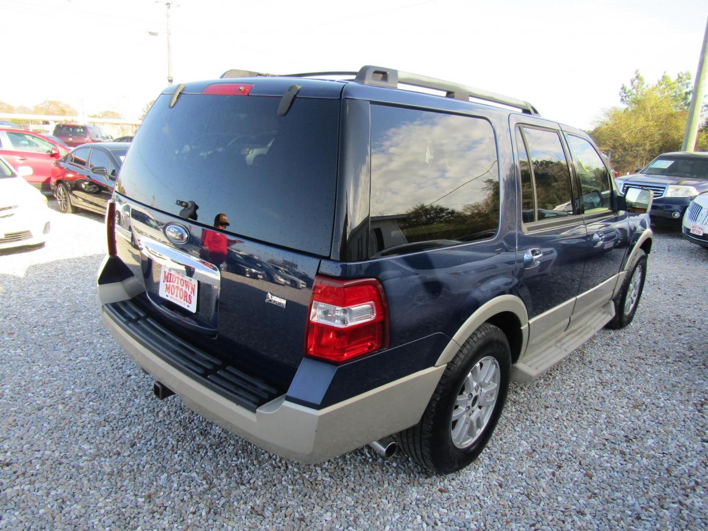 2010 Blue Ford Expedition Eddie Bauer 2WD (1FMJU1H57AE) with an 5.4L V8 SOHC 16V engine, Automatic transmission, located at 15016 S Hwy 231, Midland City, AL, 36350, (334) 983-3001, 31.306210, -85.495277 - Photo#6
