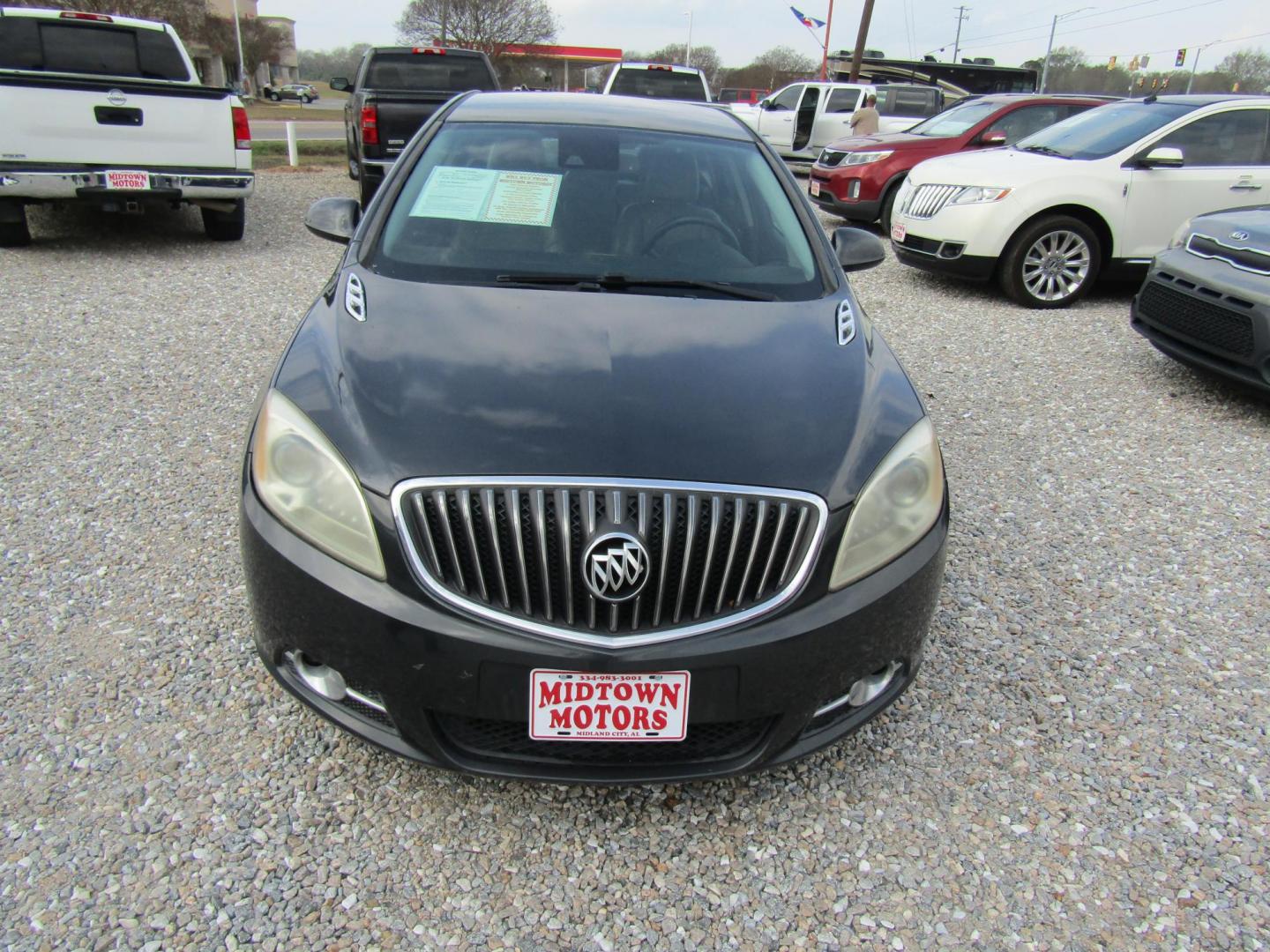 2014 Gray Buick Verano Convenience (1G4PR5SK9E4) with an 2.4L L4 DOHC 16V FFV engine, Automatic transmission, located at 15016 S Hwy 231, Midland City, AL, 36350, (334) 983-3001, 31.306210, -85.495277 - Photo#1