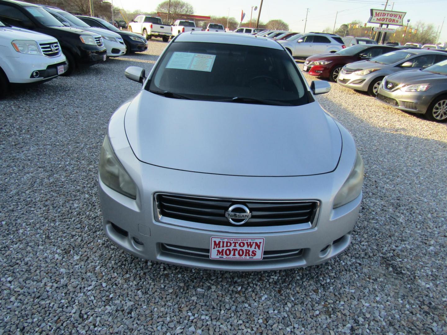 2012 Silver Nissan Maxima SV (1N4AA5AP9CC) with an 3.5L V6 DOHC 24V engine, Automatic transmission, located at 15016 S Hwy 231, Midland City, AL, 36350, (334) 983-3001, 31.306210, -85.495277 - Photo#1
