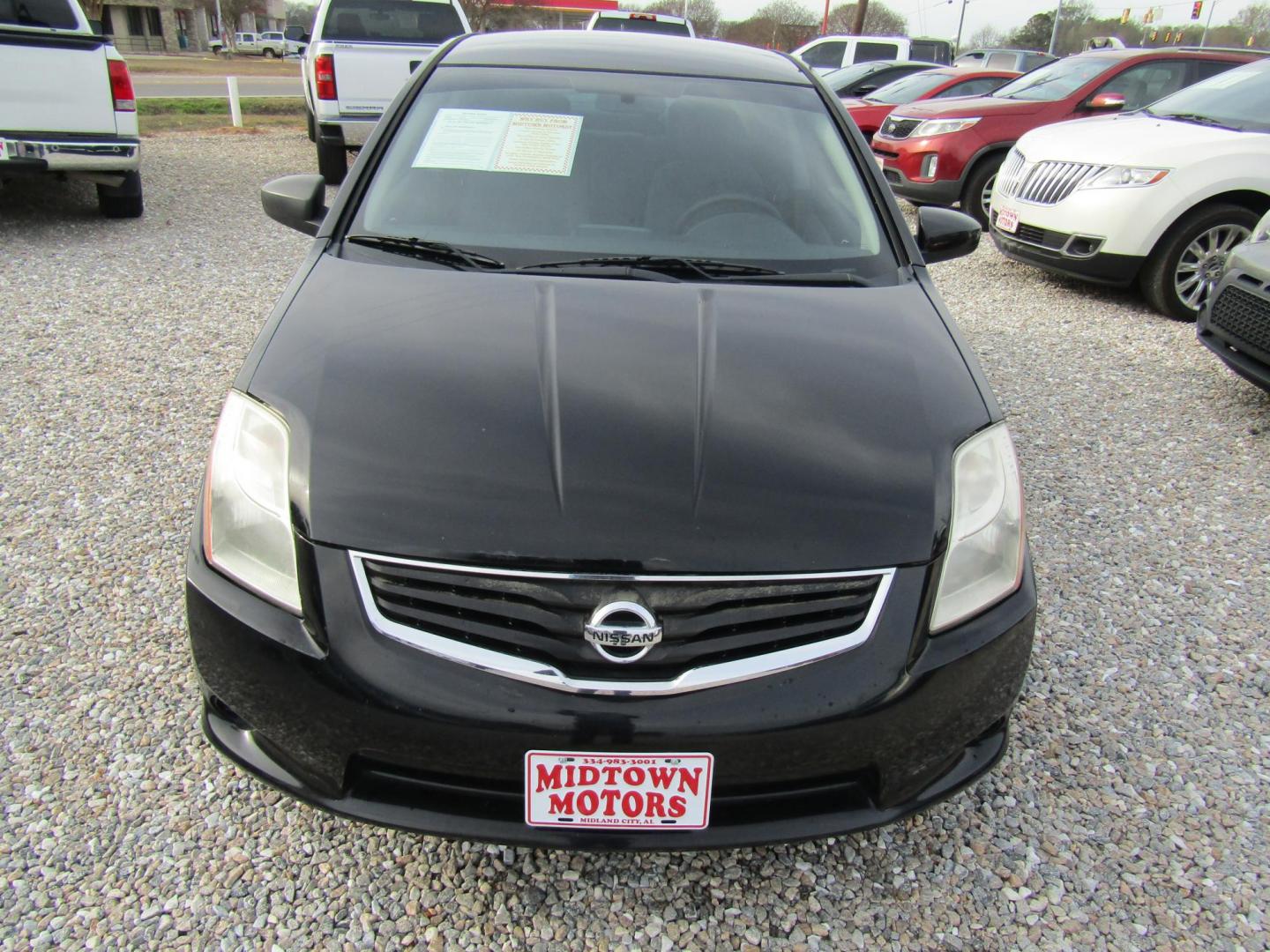 2012 Black Nissan Sentra 2.0 (3N1AB6AP2CL) with an 2.0L L4 DOHC 16V engine, Automatic transmission, located at 15016 S Hwy 231, Midland City, AL, 36350, (334) 983-3001, 31.306210, -85.495277 - Photo#1